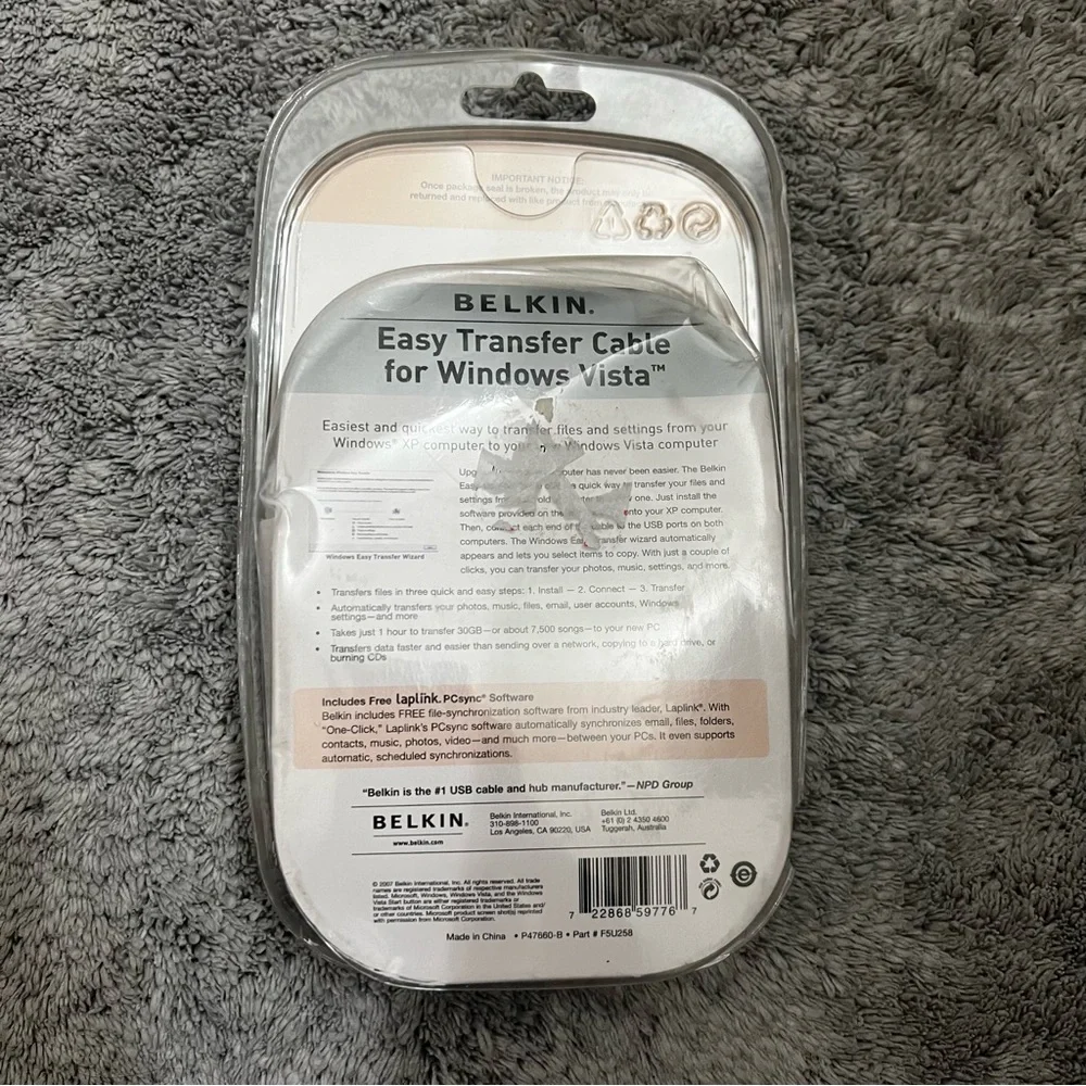 BELKIN Cable for Windows Vista